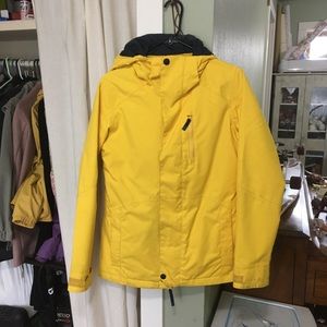 BURTON DRYRIDE yellow ski snowboard coat